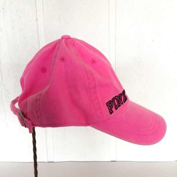 PINK VICTORIAS SECRET COTTON BASEBALL HAT. OSFM - Picture 6 of 10